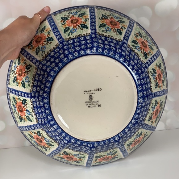 CERAMIKA ARTYSTYCZNA Large Fruit Bowl - Picture 5 of 7